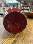 Vintage Brick Red Enamel Jug