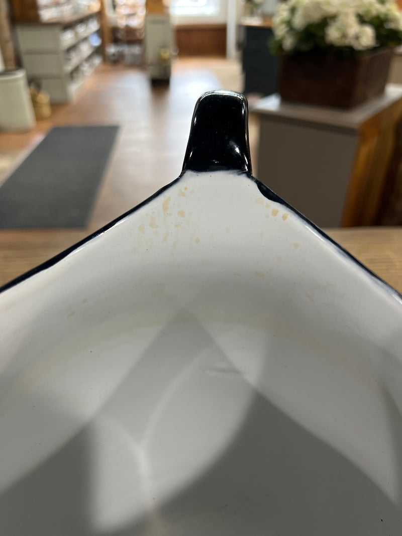 Vintage Enamel 9.5” Pitcher