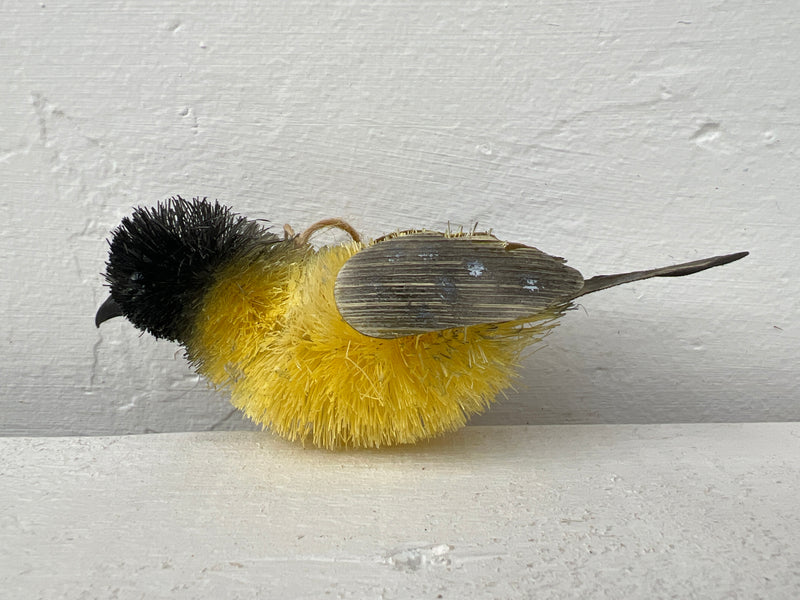 Sisal Bird Ornament, Multi Color