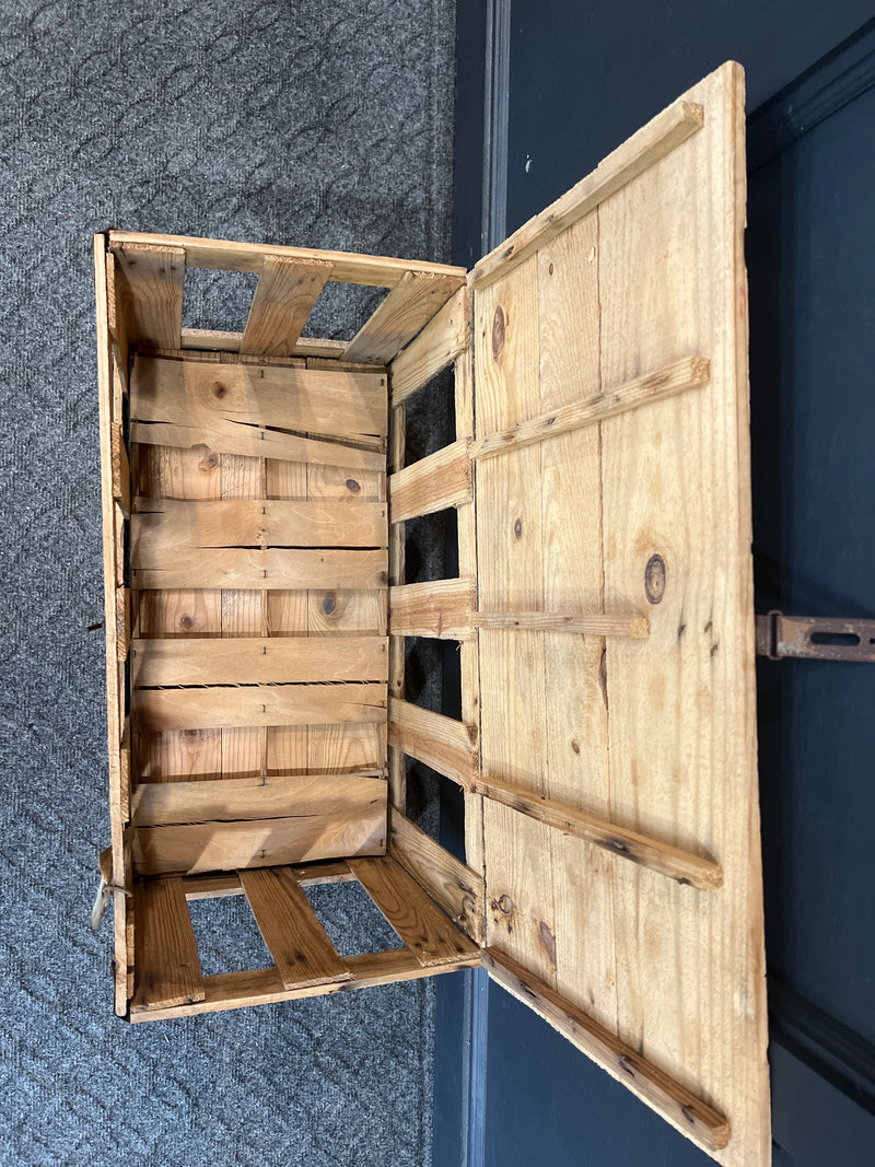 Antique Slatted Wooden Fruit Crate