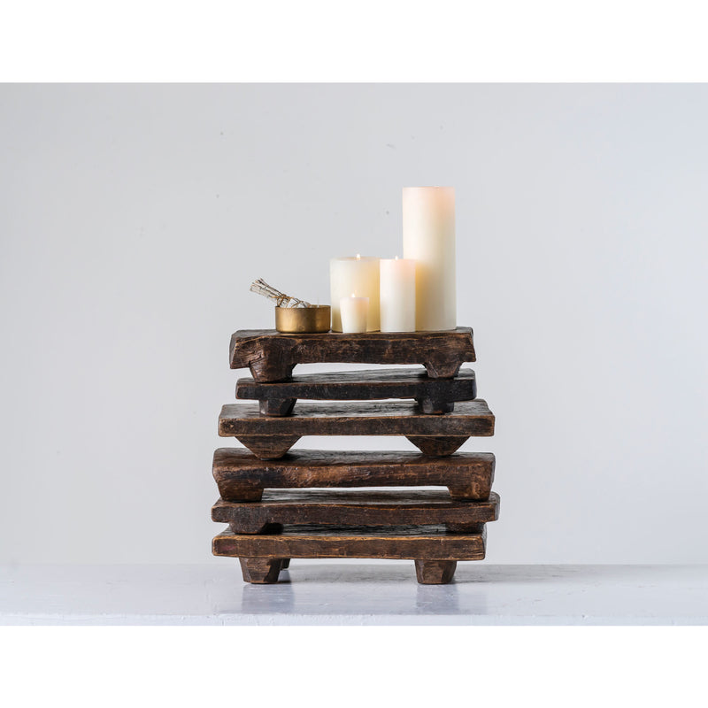 Decorative Wood Pedestal