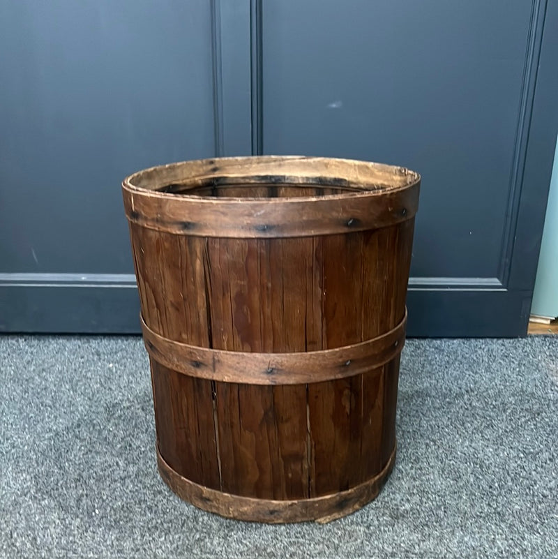 Vintage General Store Wooden Barrel