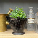 Vintage Mini Metal Coal Bucket