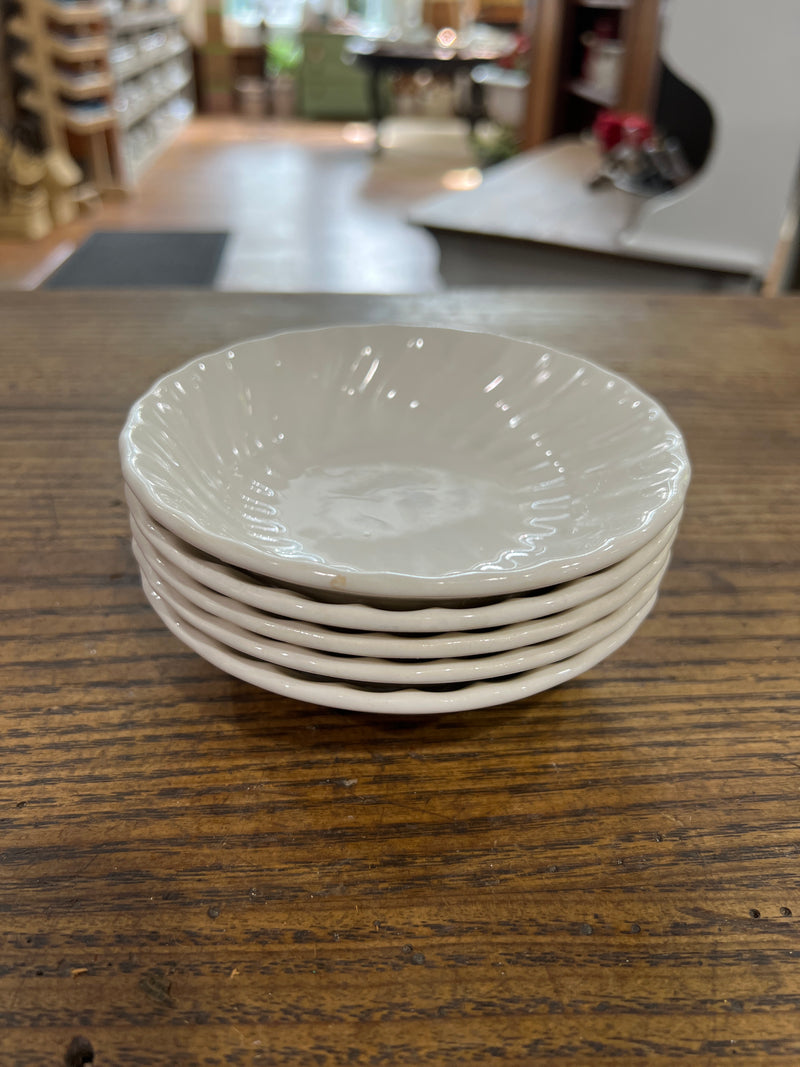 Vintage Ironstone Swirl Dessert Bowl