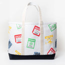 Vintage Ski Lift Tickets Canvas Tote