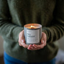Pumpkin Bliss Wood Wick Candle, Rustic Farmhouse Fall Decor: 10oz