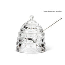 Beehive Honey Pot W/Lid-4"H-1447