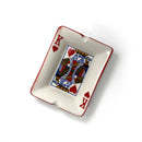 Playing Card King Ashtray & Trinket Holder – Unique Decor : Hearts
