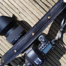 Leather Camera Strap: Black