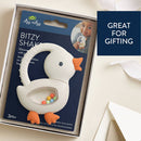 "NEW" Bitzy Shake™ - Silicone Teether with Rattle: Cherries