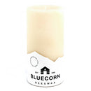 Pure Natural Honey Scent Beeswax Holiday Pillar Candles: Ivory / 3" x 6"