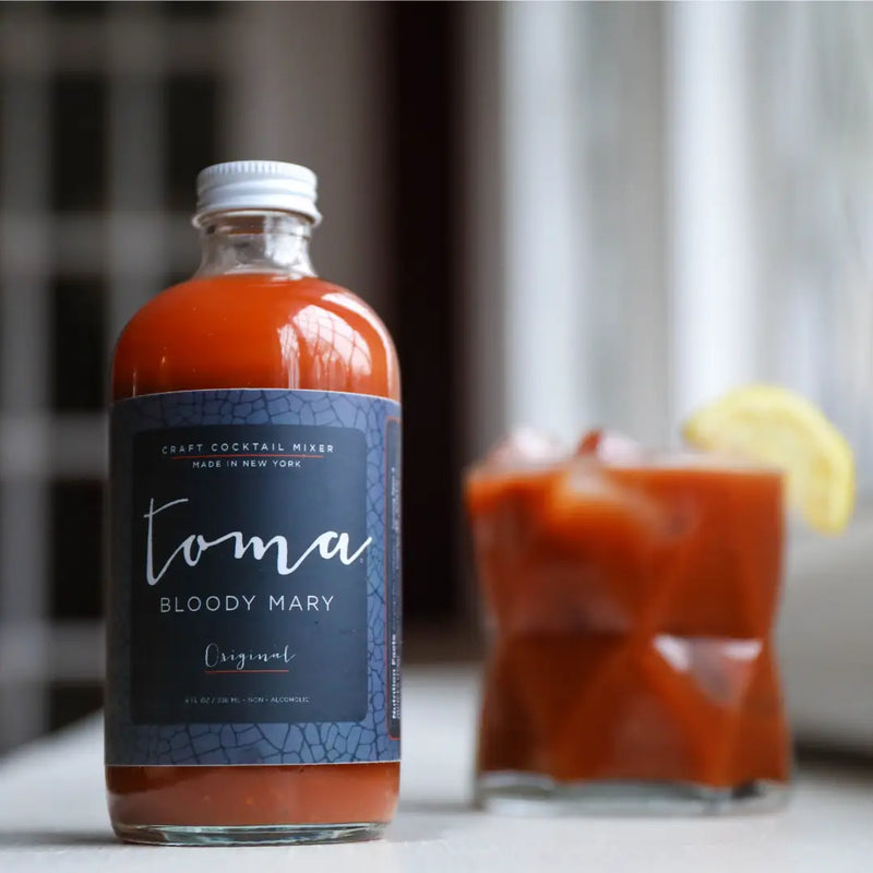 Toma Bloody Mary Mixer - Original  or Horseradish 8 OZ