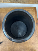 Antique Brown Glazed Stoneware Crock Jar