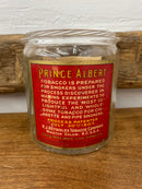 Antique Prince Albert  Glass Tobacco Humidor Jar No Lid 1910 Tax Stamp