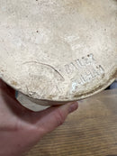 Antique Bailey Fulham English Two Tone Stoneware Jar with Stoneware Lid