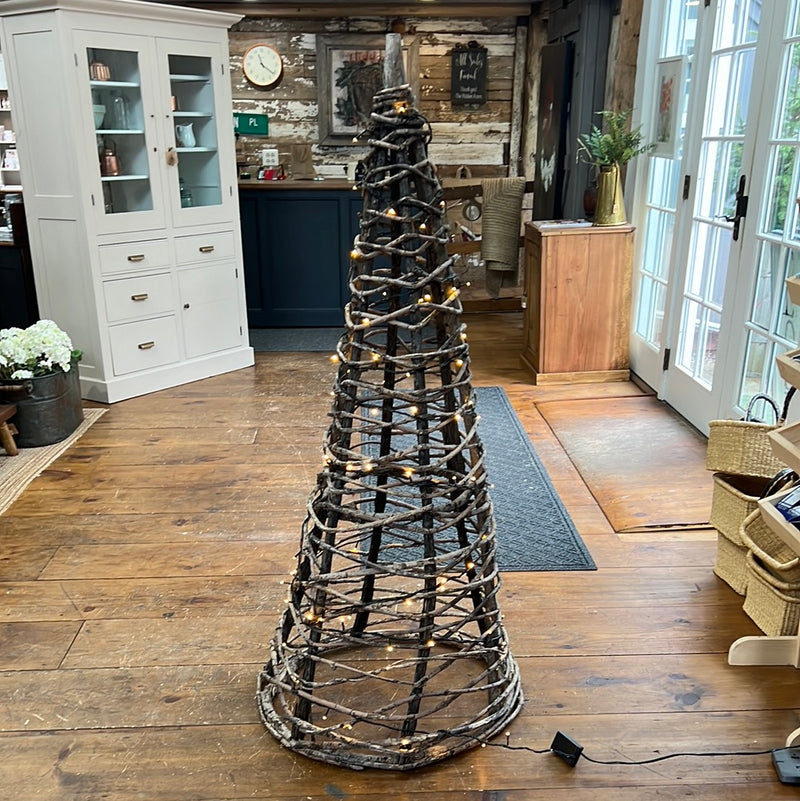 Hand Crafted Grapevine Cone Shaped Tree