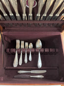 Vintage W.M.F Wurtembergische Metallwarren Fabrik German Silver Plated Set of 83 Pieces of Cutlery in Hard Wood Box