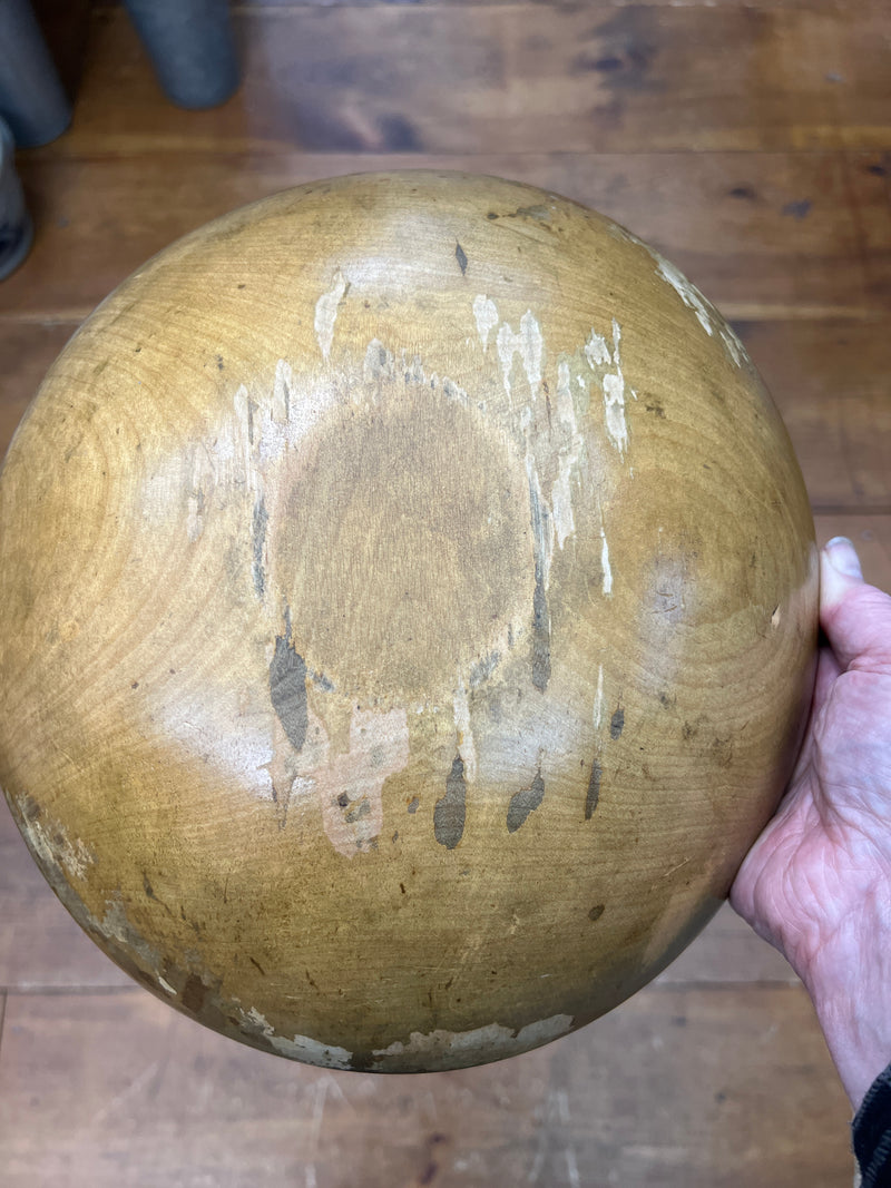 Vintage 10” Wooden Bowl