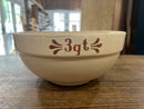 Vintage 10” 3 QT Stoneware Mixing Bowl
