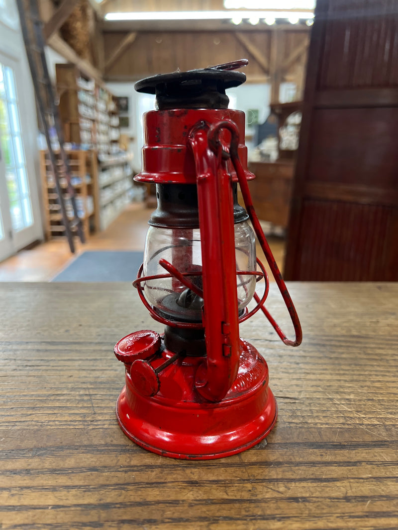 Vintage Red Winged Wheel Lantern No.350