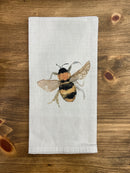 Bumble Bee Tea Towel: Natural