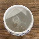 Antique Buffalo Pottery Blue Onion Jar Rice Canister - No Lid