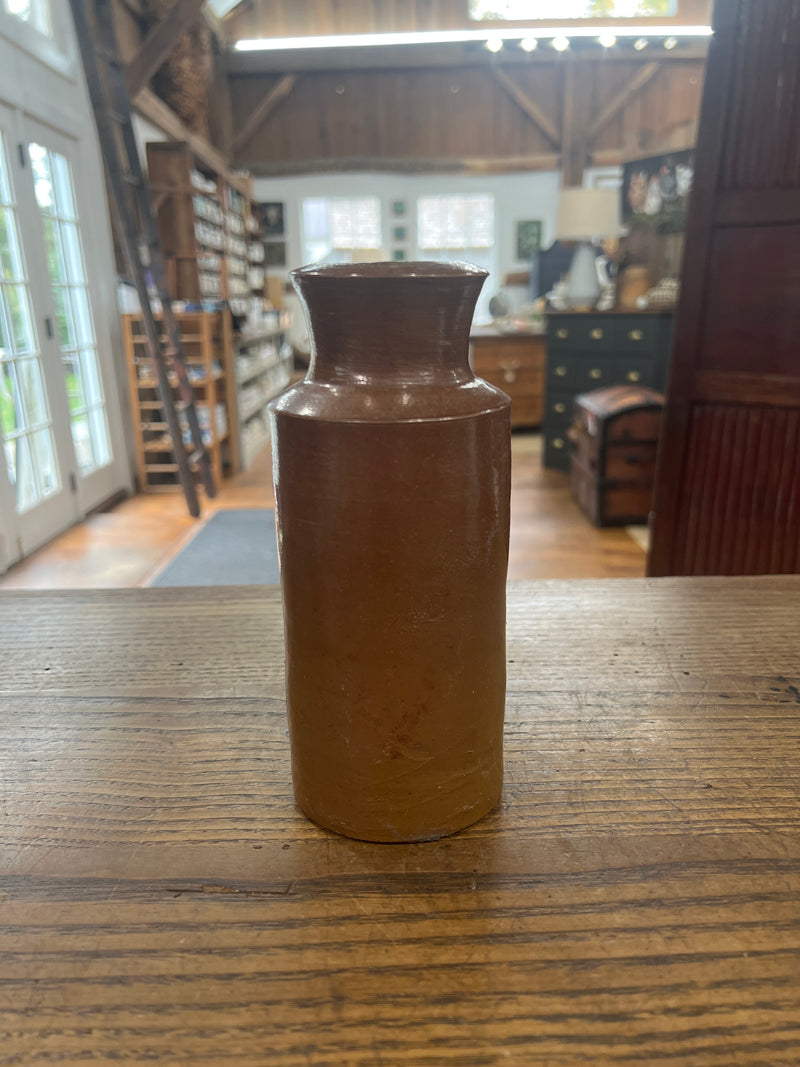 Antique Stoneware Refilling Ink Bottle