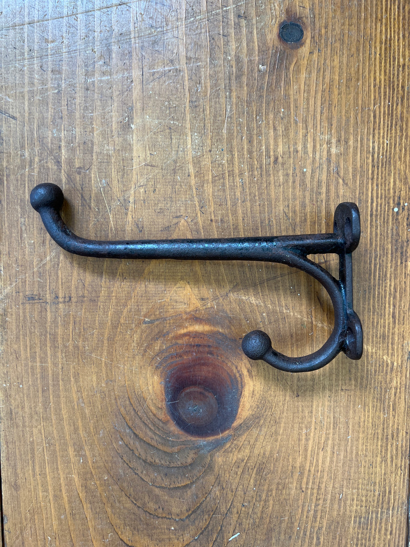 Antique Cast Iron Barn Double Hook