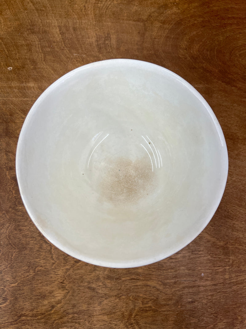 Vintage The Wheeling Pottery Co. Ironstone Bowl