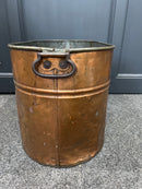 Antique Oval Copper Boiler/Wash Tub Pot