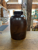 Antique Brown Glazed Stoneware Jar