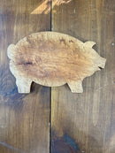 Vintage Pig Shaped Cutting Board