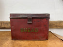 Vintage Nesco Tin Bread Box With Hinged Lid