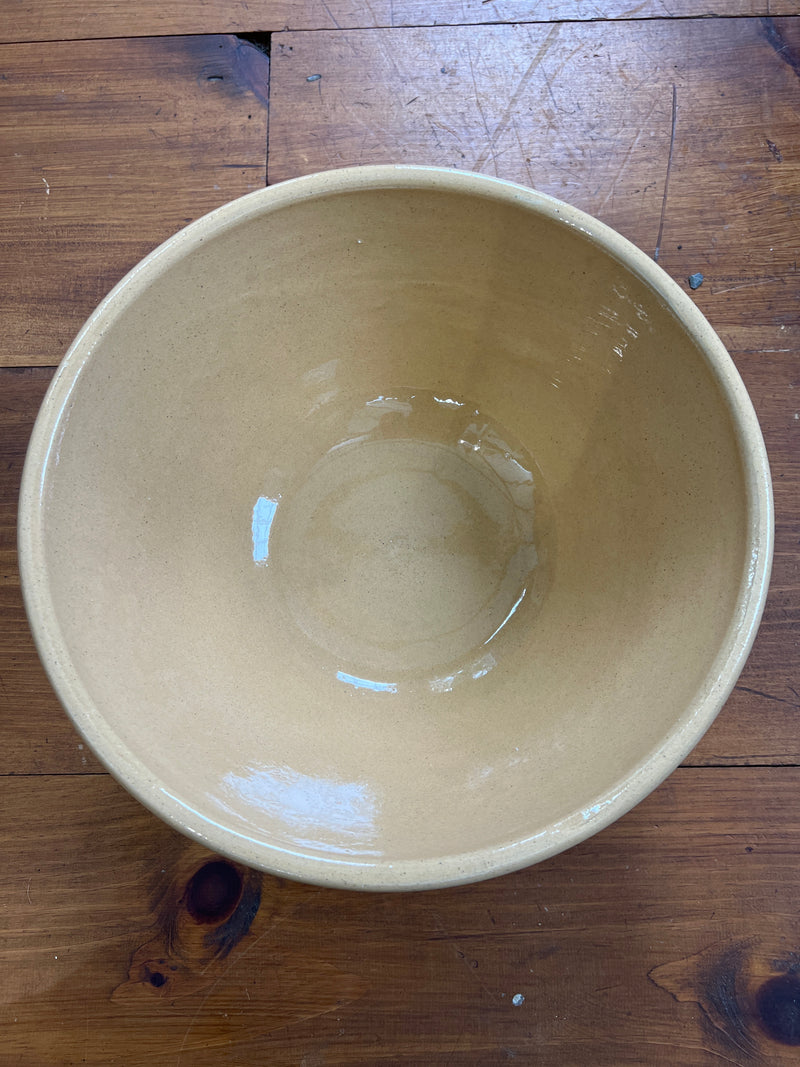 Antique Yellow Ware Mixing Bowl