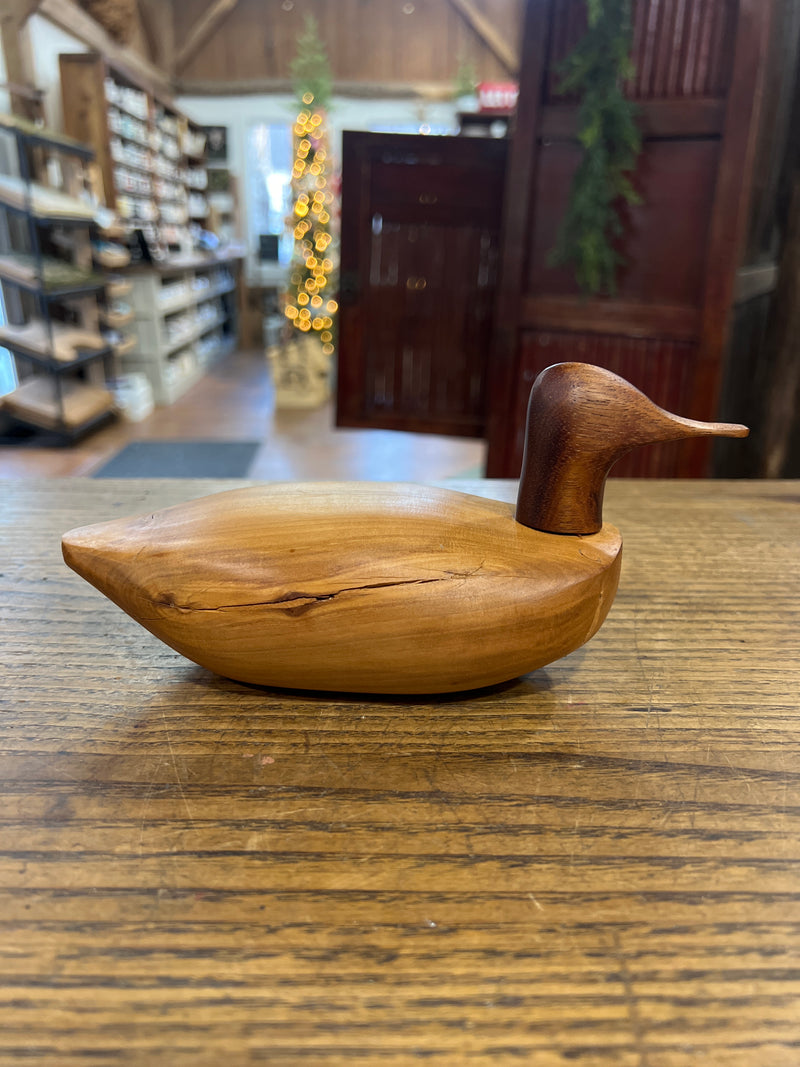 Vintage Wooden Small Duck