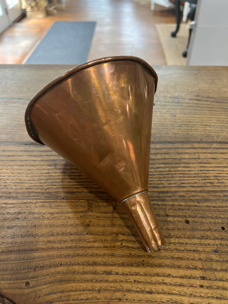 Vintage Copper Funnel