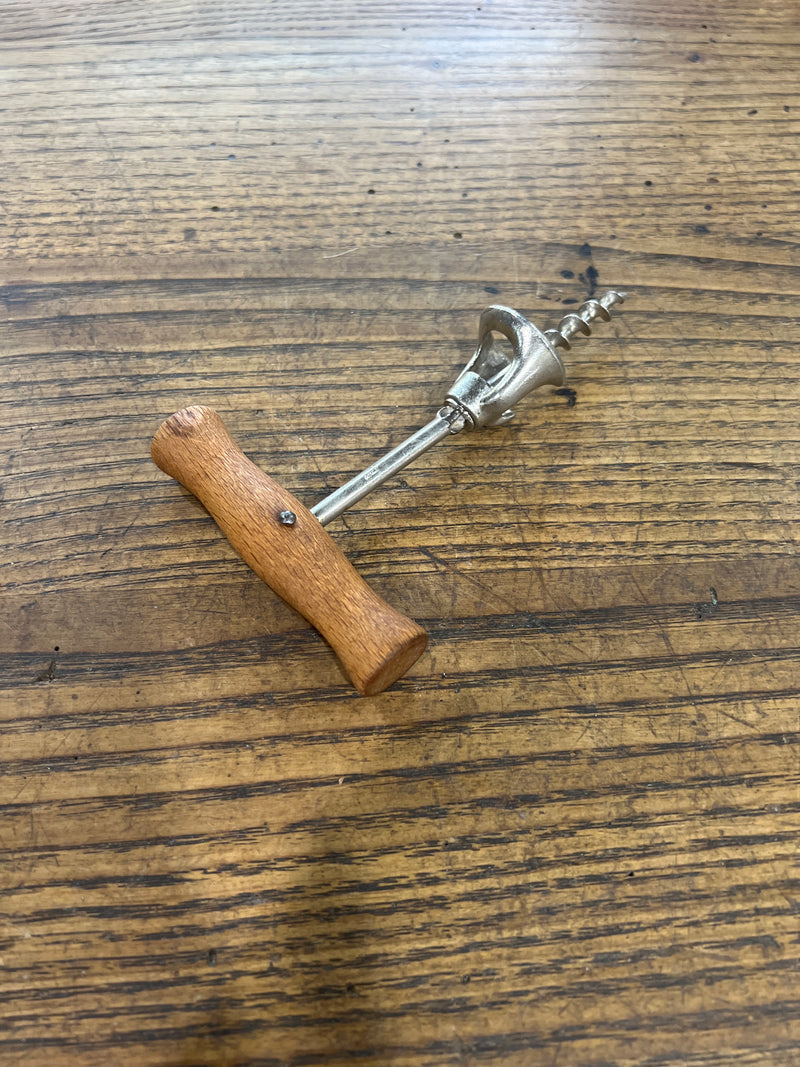 Vintage Wooden Handled Cork Screw