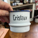 Vintage Enameled White Laundry Soap Shelf