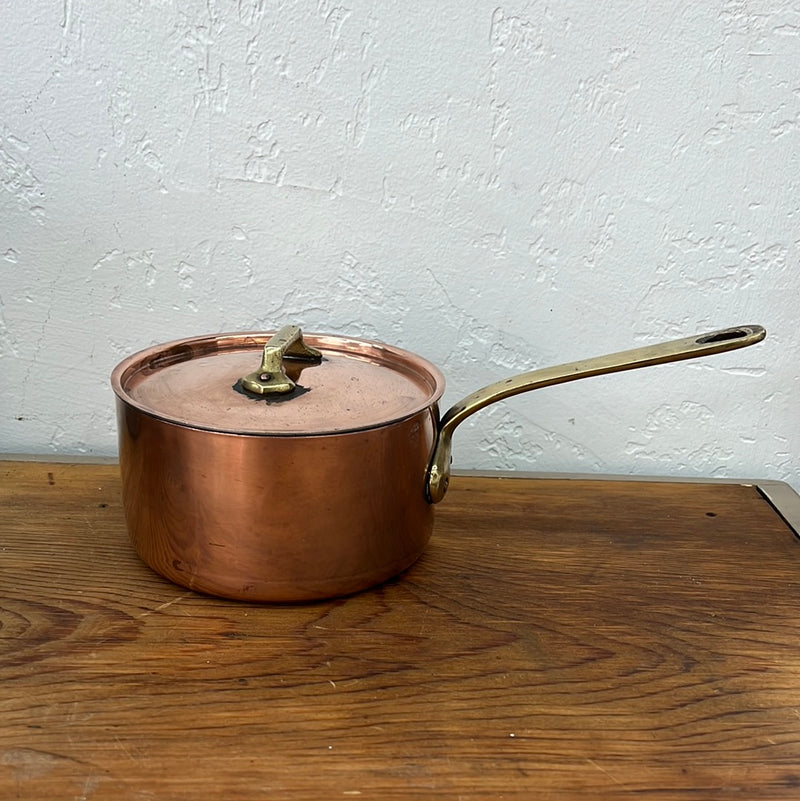 Vintage B+M Douro Copper Pot with Lid