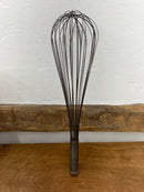 Vintage Huge 18" French Wire Chef’s Balloon Whisk with Metal Handle