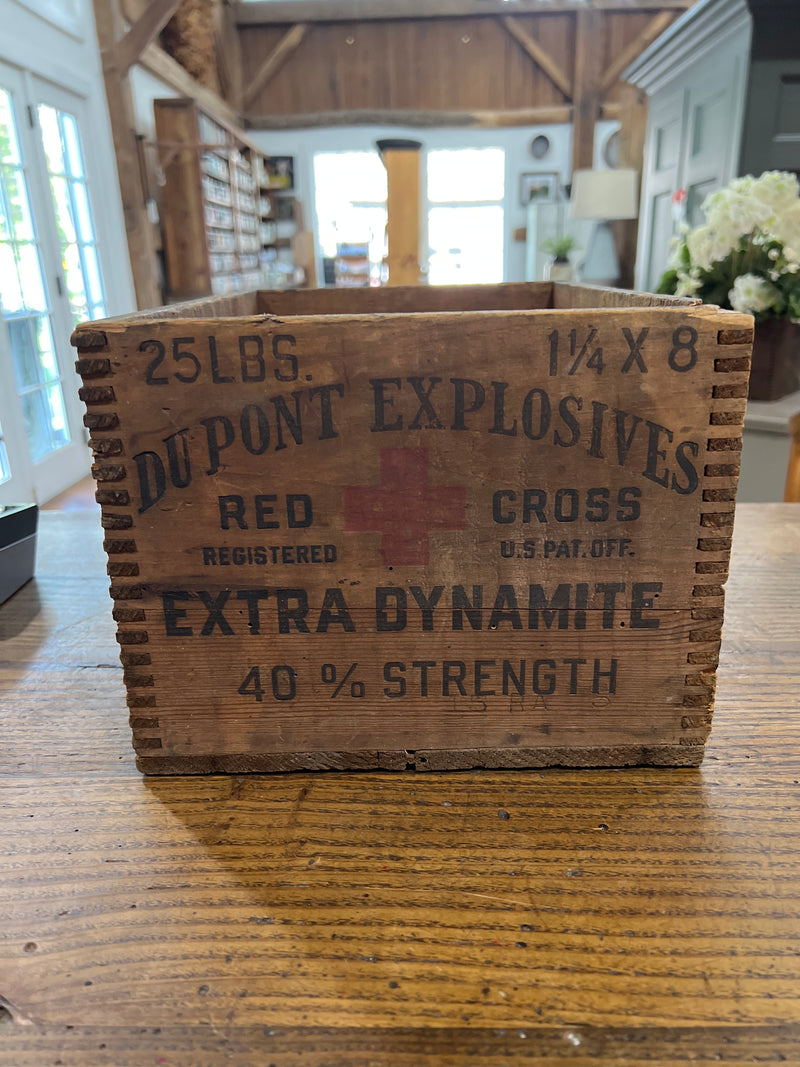 Vintage DuPont Explosives Crate