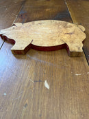Vintage Pig Shaped Cutting Board