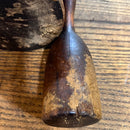 Antique Walnut Wooden Mortar and Pestle Set