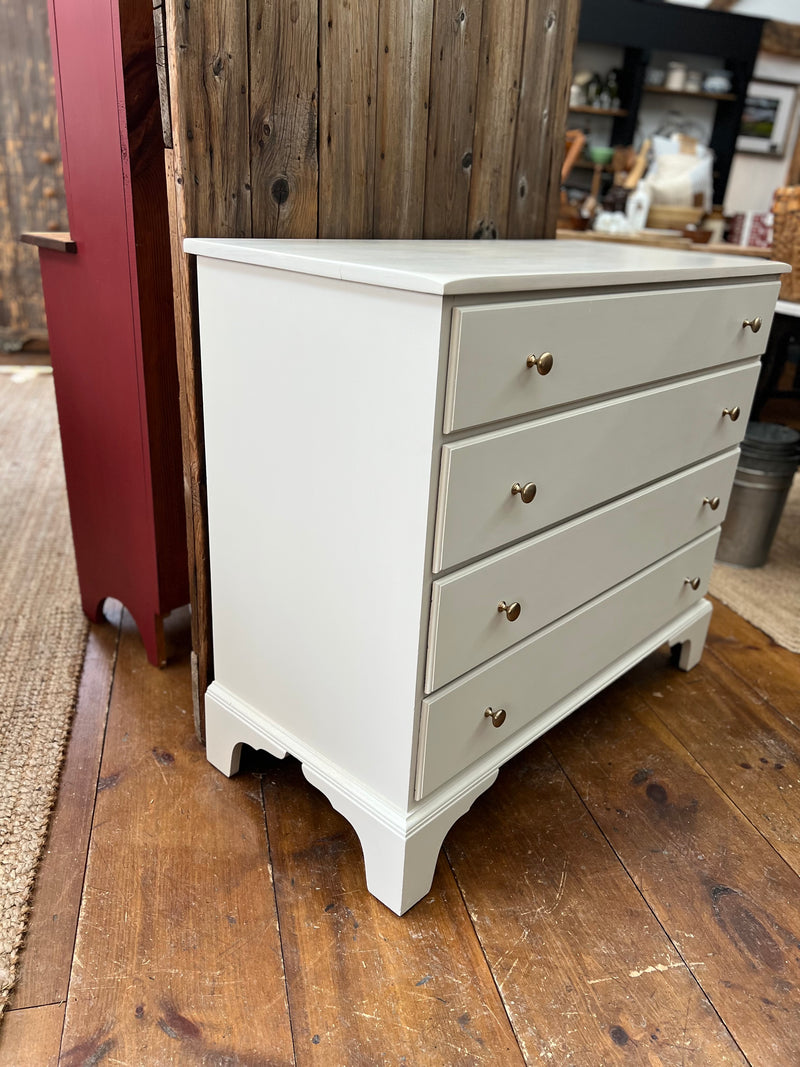 Vintage Four Drawer Maple Dresser