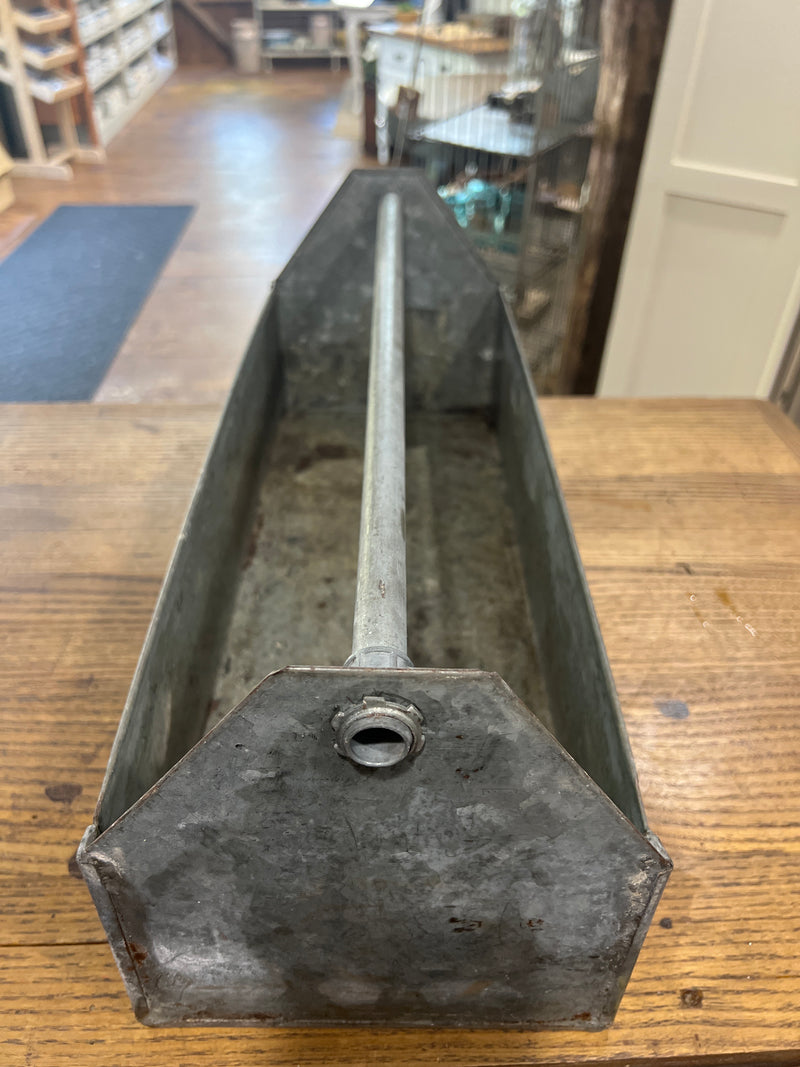 Vintage Galvanized Tool Caddy