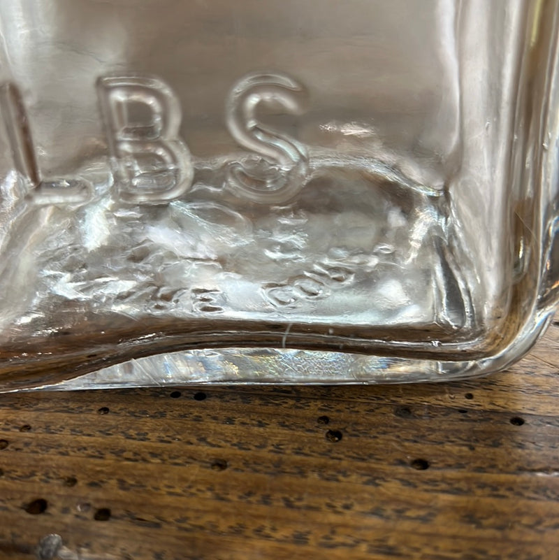 Vintage Granny’s Glass Sugar + Coffee Jar Set