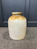 Antique Two Tone Primitive Preserve Storage Jar