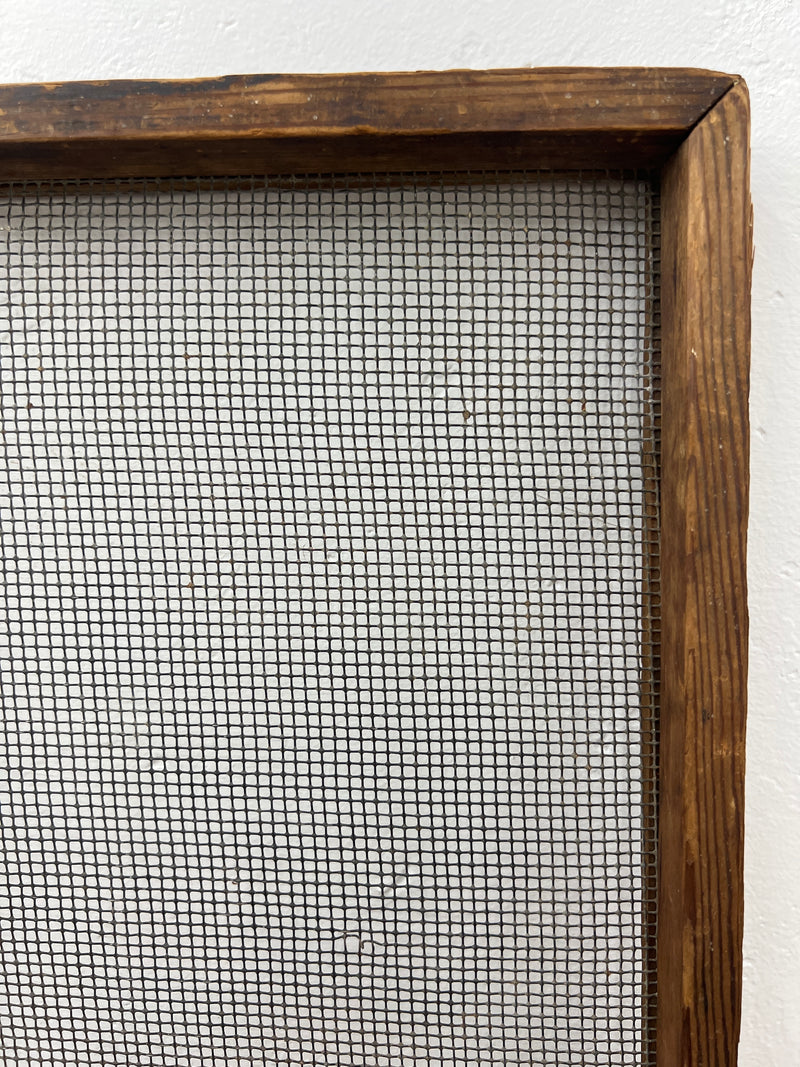 Primitive Mesh Wooden Framed Drying Tray