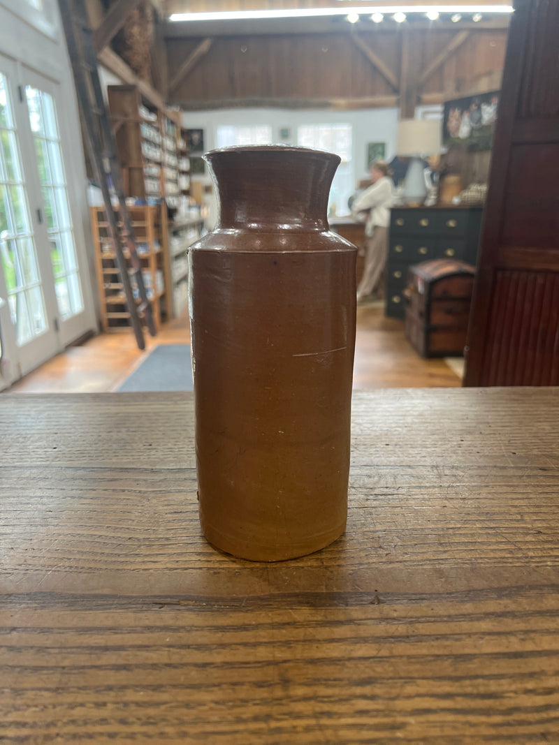 Antique Stoneware Refilling Ink Bottle