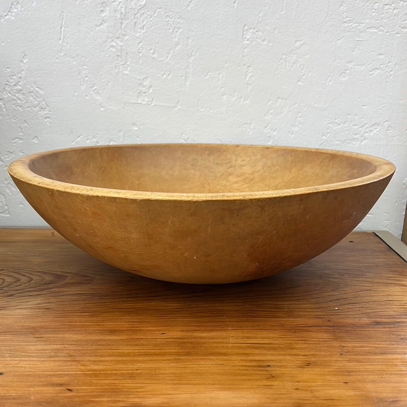 Vintage 13” Wooden Bowl